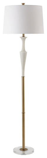 Uttermost Colette White Stone Floor Lamp