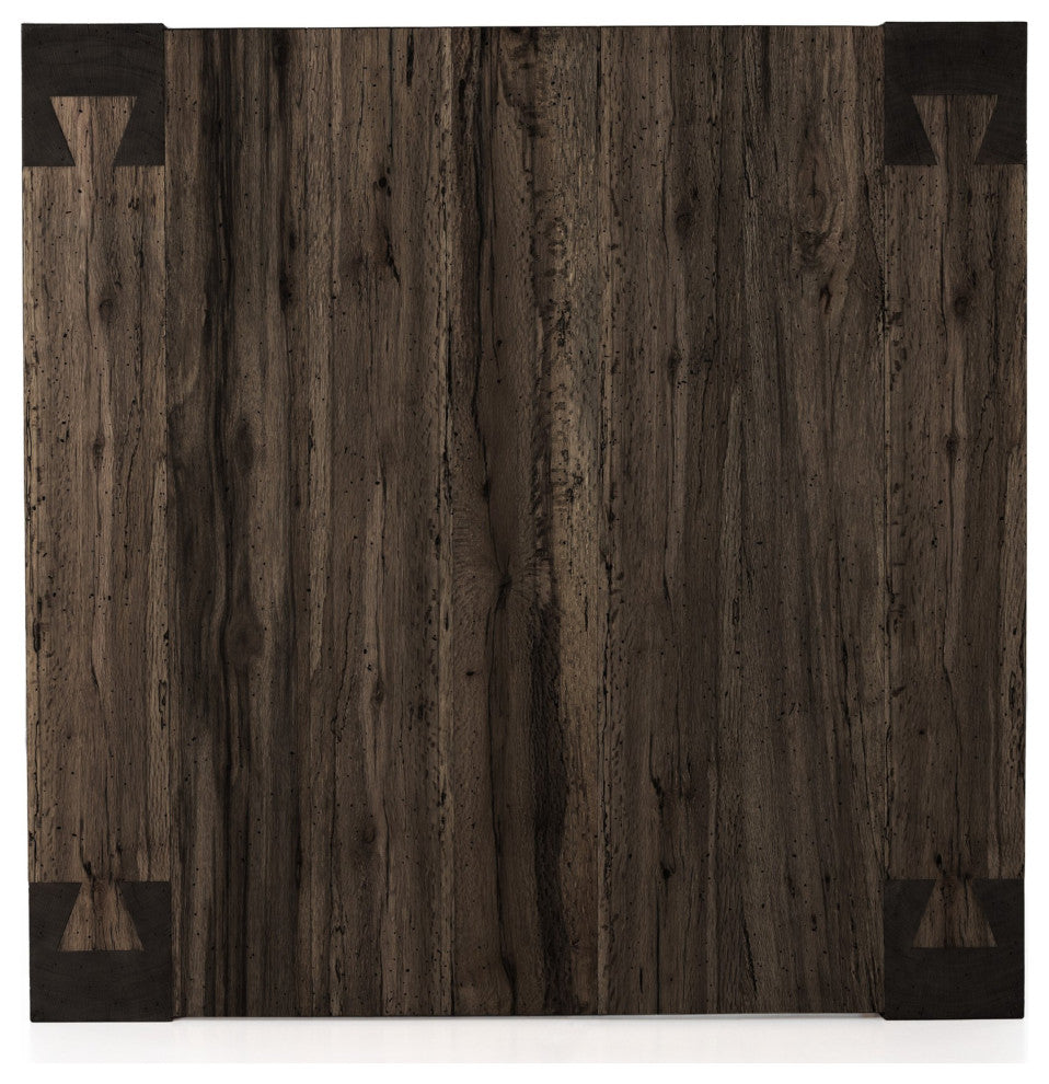 Abaso Coffee Table Ebony Rustic Wormwood Oak