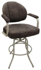 Swivel Tilt Metal Counter 26" 30" Bar Stool M-70, Outlier Ash - Beige, 30"