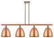 Ballston Dome Island Light, Antique Copper, Antique Copper
