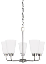 Kerrville 5-Light Chandelier, Brushed Nickel