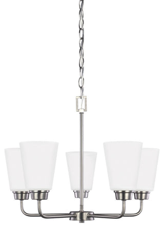 Kerrville 5-Light Chandelier, Brushed Nickel