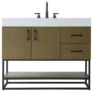 Elegant Lighting VF29242 Caroline 42" - Chestnut Brown