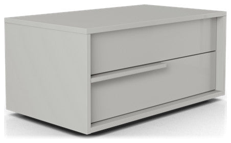 Harrow Nightstand Glossy Chateau Gray / Right-Facing