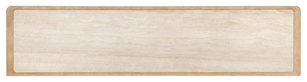 Retreat Buffet in Beige w/ Stone Inlay by Hooker Furniture
