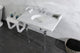Kingston Brass LMS3630MA1 36" Carrara Marble Console Sink, Acrylic Legs