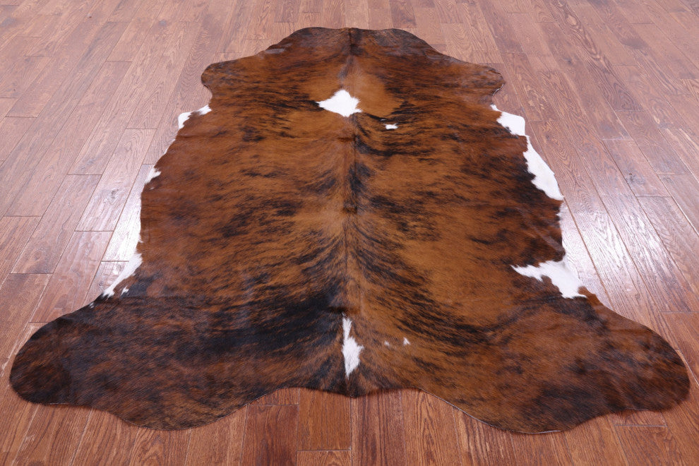 Organic Natural Hair-On Cowhide Area Rug 7' 1" X 5' 10" C1498