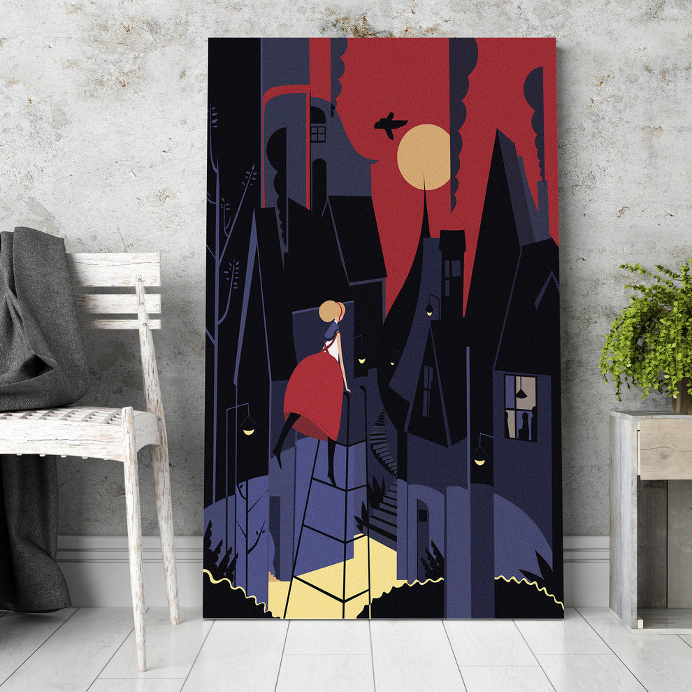 Mod Made "Curiosity" Canvas Wall Art, 11"x16"
