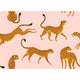 Pink & Orange Cheetah Cheetah Peel & Stick Wallpaper