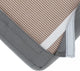 Deco 5 Piece Sunbrella Outdoor Club Chair and Ottoman Set, Charcoal Gray