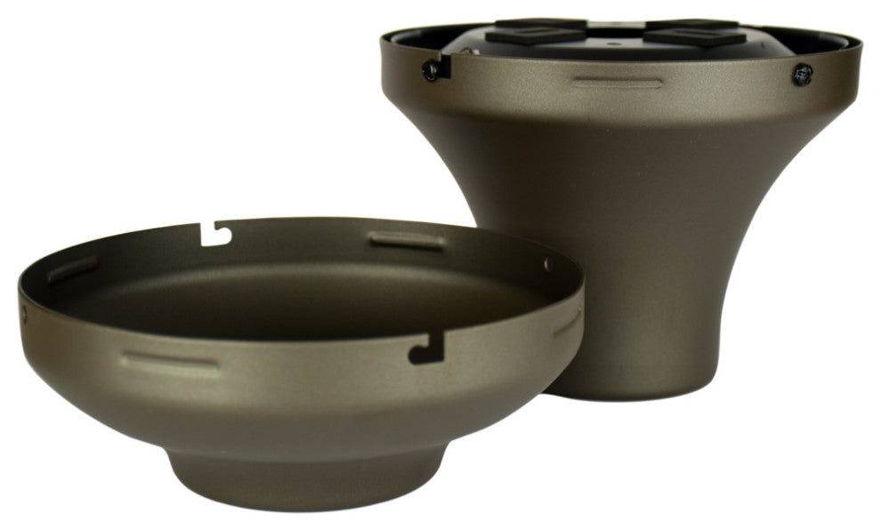 Close to Ceiling Kit, Matte Greige, Wet Rated