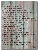 Ready2HangArt 'Courage' by Olivia Rose Canvas Art, 30"x20"