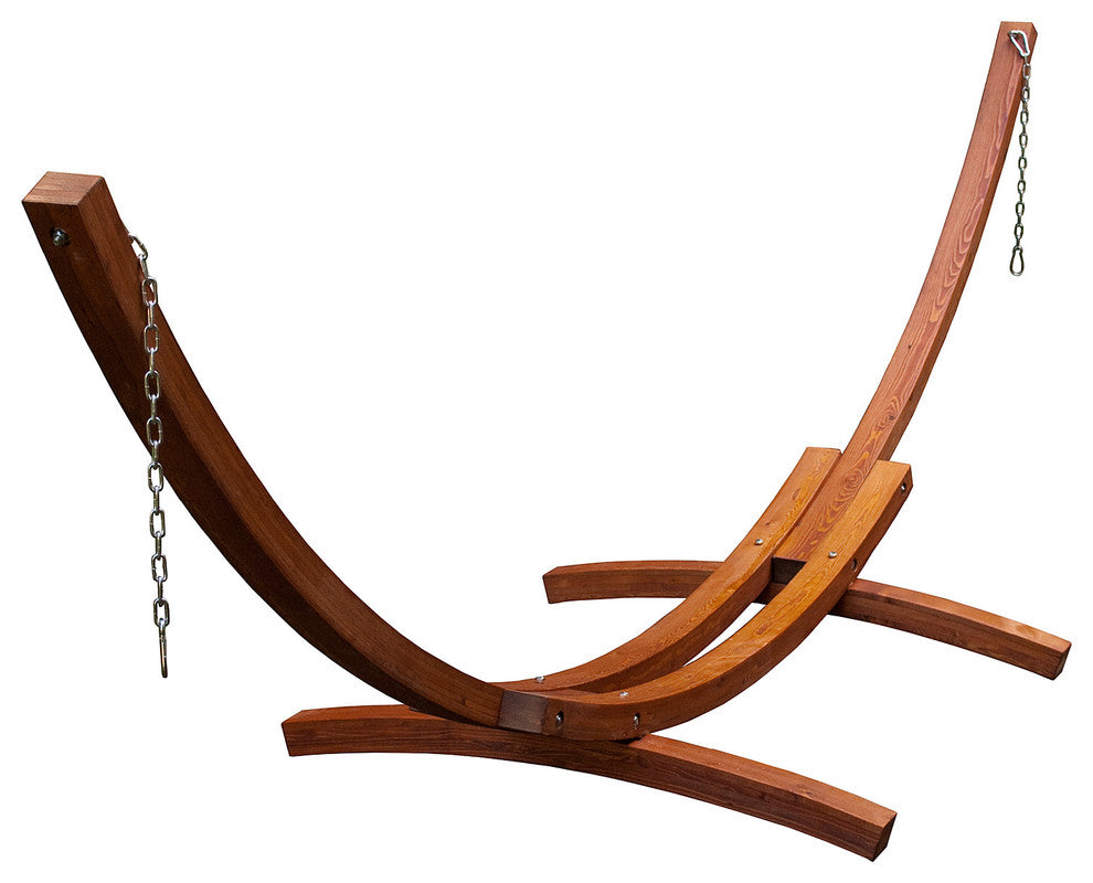 Natural Wood Arc Stand, 15'