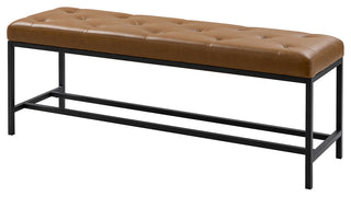 Upholstered Bench, Camel