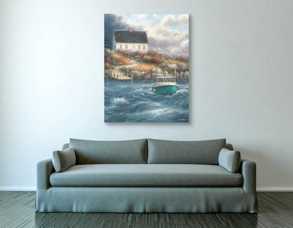 Cortesi Home "Cape Code Afternoon" by Chuck Pinson, Giclee Canvas Art, 40"x54"