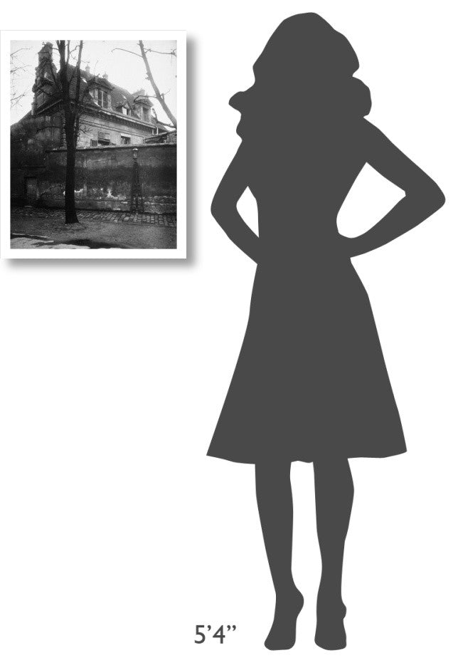 "Paris, 1923 - Old Convent, avenue d l'Observatoire" Paper Art, 20"x24"
