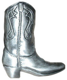 Cowboy Boot Knob, Satin, Right