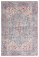 Nicole Curtis Nc Series 1 5' x 7' Blue/Multicolor Machine Washable Area Rugs