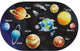 Flagship Carpets FA1028-45FS 7'6x12 All The Planets In My Solar SyStem Rug