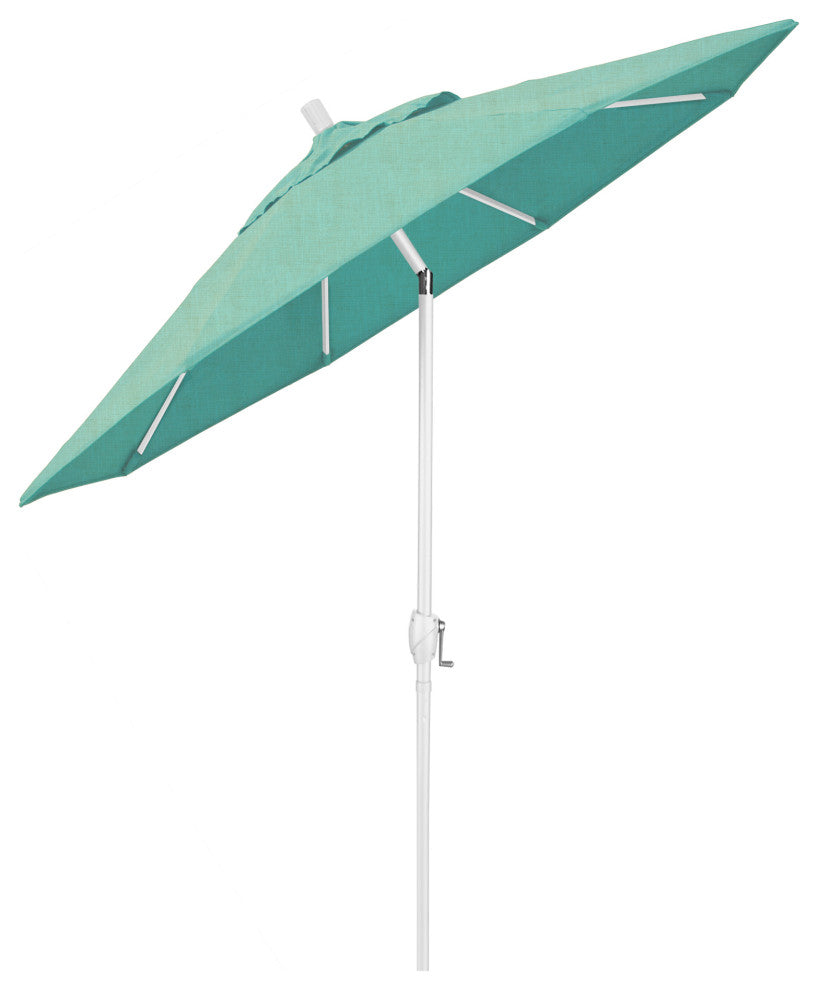 9' Aluminum Umbrella Push Tilt, Sunbrella, Spectrum Mist