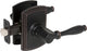 Delaney Hardware Italian Collection Sorado Series Keyed Entry Lever Set, Edged Oil Rubbed Bronze