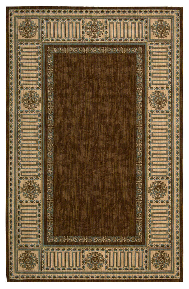 NOURISON VALLENCIERRE BROWN AREA RUG