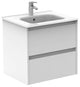 Unit 24" Sansa 2DR white with ceramic top