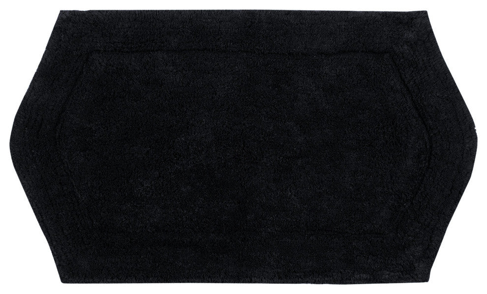 Waterford Bath Rug, 24"x40", Black