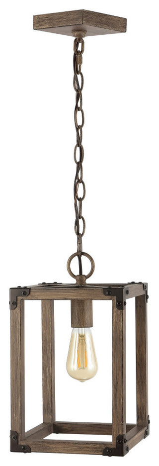 Magnolia 8.13" Adjustable Iron LED Pendant, Brown