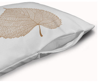 Leaf Study Accent Pillow With Removable Insert, Caramel, 20"x20"
