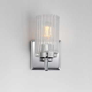 Maxim 21371 Rigata 9" Tall Bathroom Sconce - Polished Nickel
