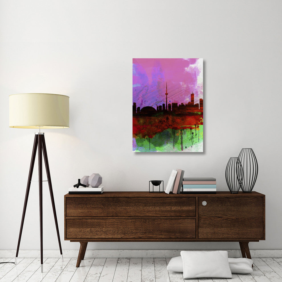 "Toronto Watercolor Skyline" Fine Art Print