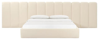 Palani Cream Boucle Wings - Queen or King (Set of 2)