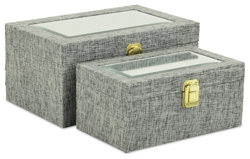 Canter Isle Gray Linen Box Set
