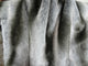 Plutus Gray Chinchilla Faux Fur Handmade Throw, 60"x90"