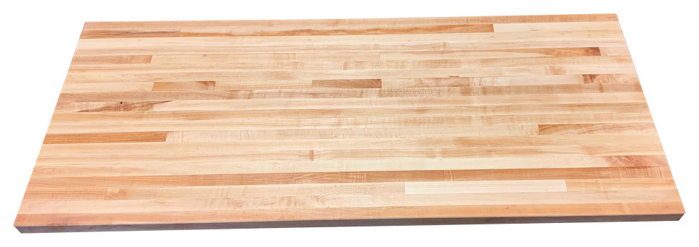 Sturdy 18" Deep Butcher Block Countertop, Maple, 18" X 48"