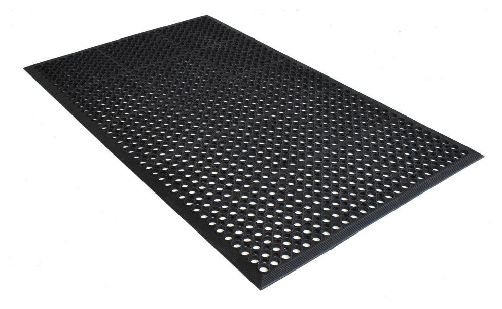 Calloway Mills True Step Open Circle Rubber Doormat, 24"x36"