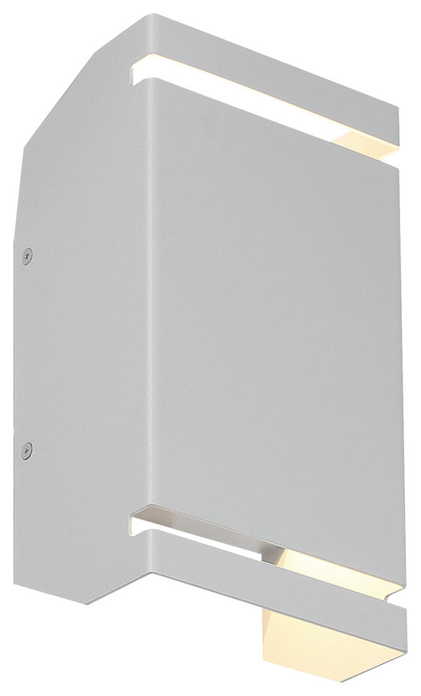 La Vida Bi-Directional Tall Outdoor LED Wall Mount, Satin