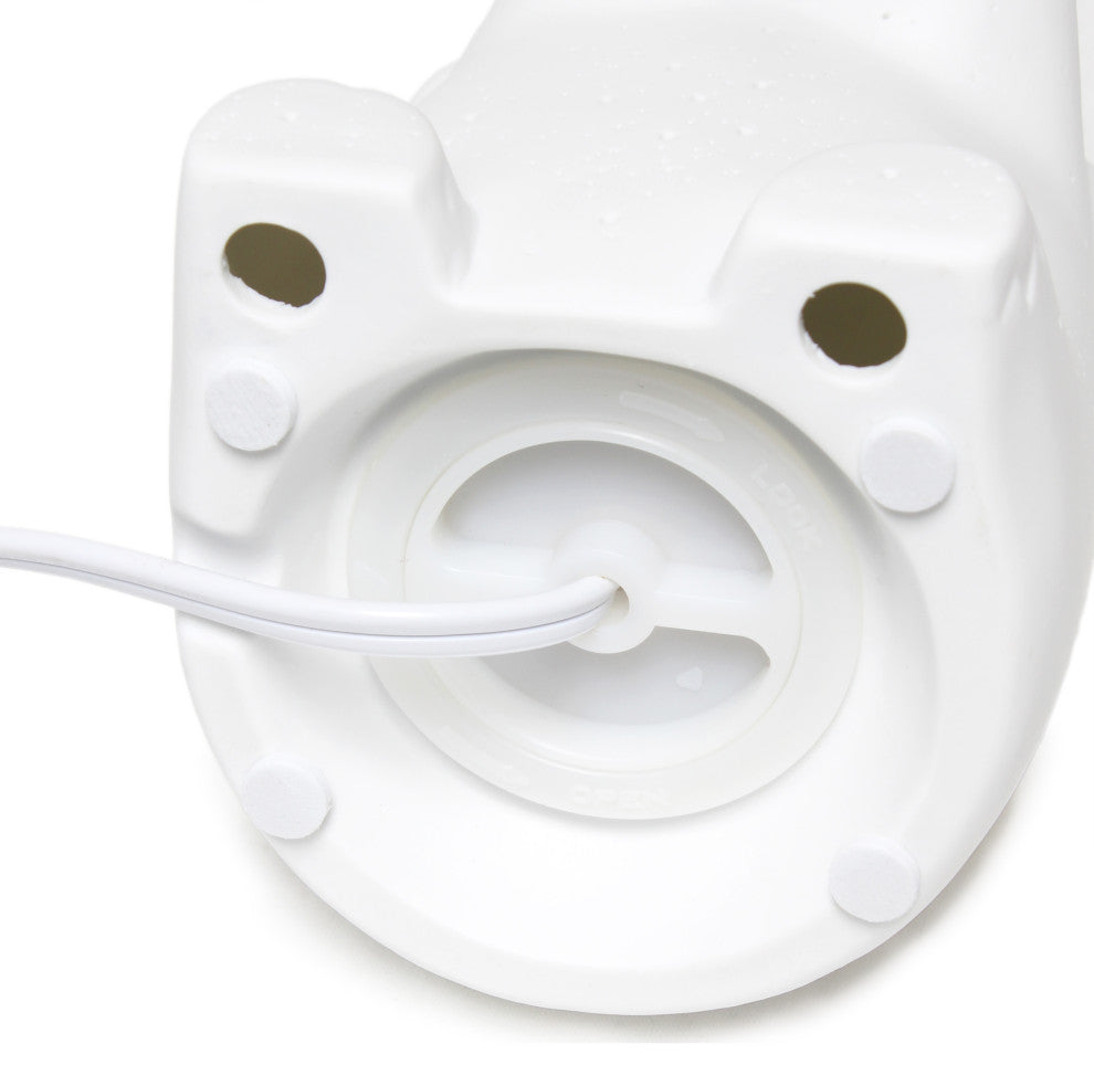 Simple Designs Porcelain Elephant Shaped Table Lamp
