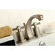 Kingston Brass Widespread Bathroom Faucet With Brass Pop-Up, Brushed Nickel