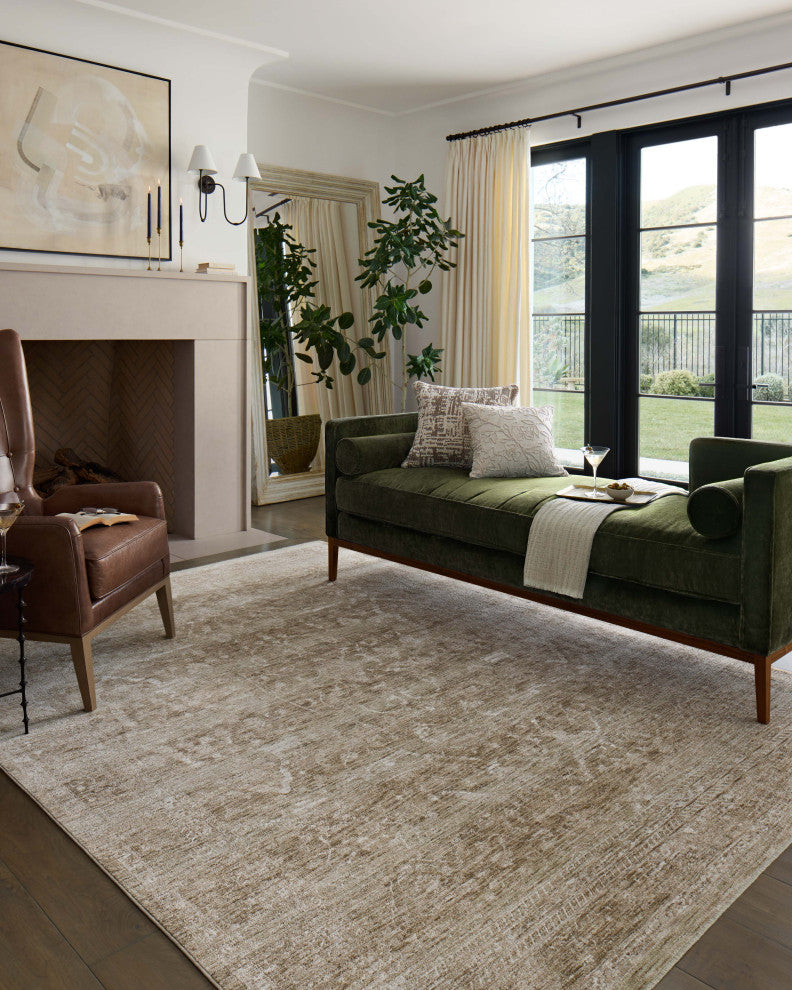 Loloi II Tabitha Sage / Ivory 3'-9" x 5'-9" Accent Rug