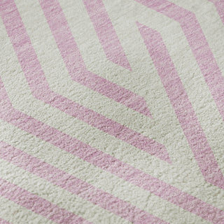 Premium Machine Washable Mayfield AMF550 Pink 9' x 12' Rug