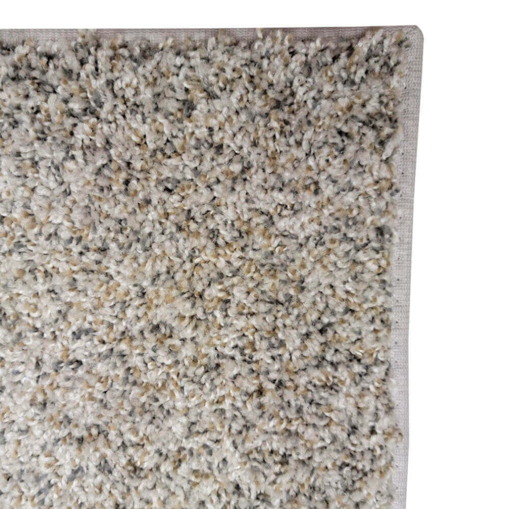 Carbon Crystals Custom Cut Indoor Area Rug, Frieze Indoor Area Rug, 9x