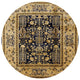 Ahgly Company Indoor Round Mid-Century Modern Area Rugs, 7' Round