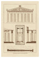 "The Parthenon at Athens" Digital Paper Print by J. Buhlmann, 26"x38"