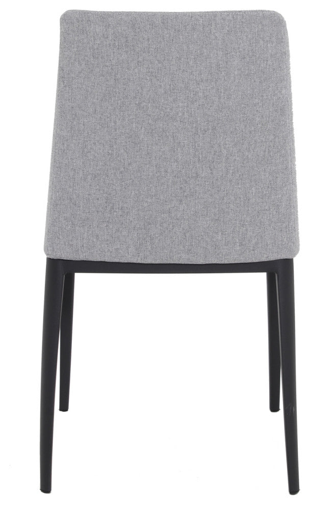 Elite Living Avenue Modern Upholstered Dining Chair/Side Chair, Light Gray
