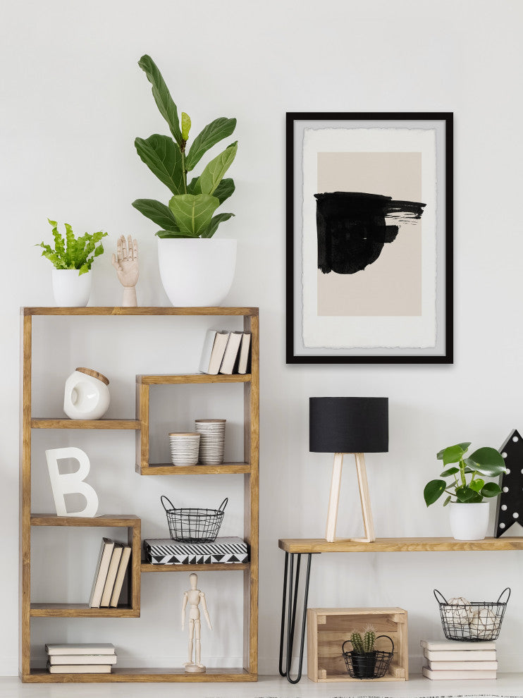 "Imperfect Strokes" Framed Painting Print, 16x24