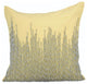 Yellow Decorative Pillow Covers 14"x14" Cotton, Linen Yellow Heights