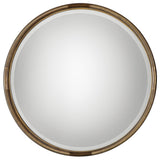 Uttermost Finnick Iron Coil Round Mirror