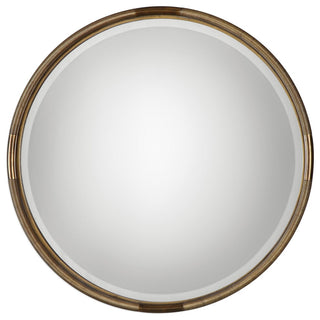 Uttermost Finnick Iron Coil Round Mirror